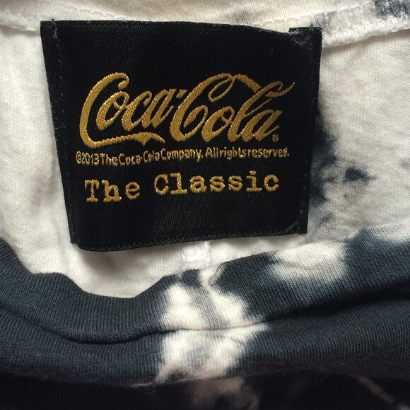 Coca-Cola Coke Very Cherry Womens Camisole Tank Top Small Fringe Black White - Picture 4 of 7